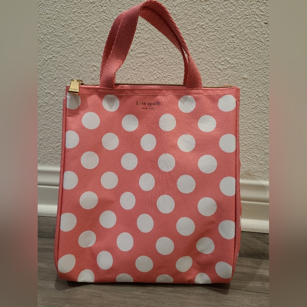 Kate Spade Lunch Bag, Pink Dot